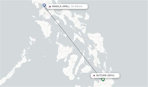 manila to butuan flight time|Direct (non.